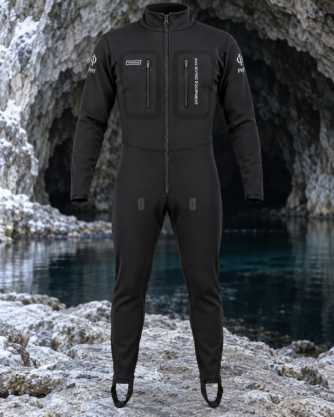 Sottomuta THERMAE su sfondo di grotta