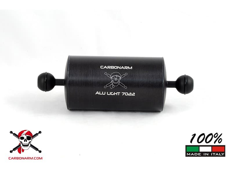 FLOATING ALUMINIUM ARM BUOYANCY ABOUT 345 GR - Ø70 - 22 CM immagine 1