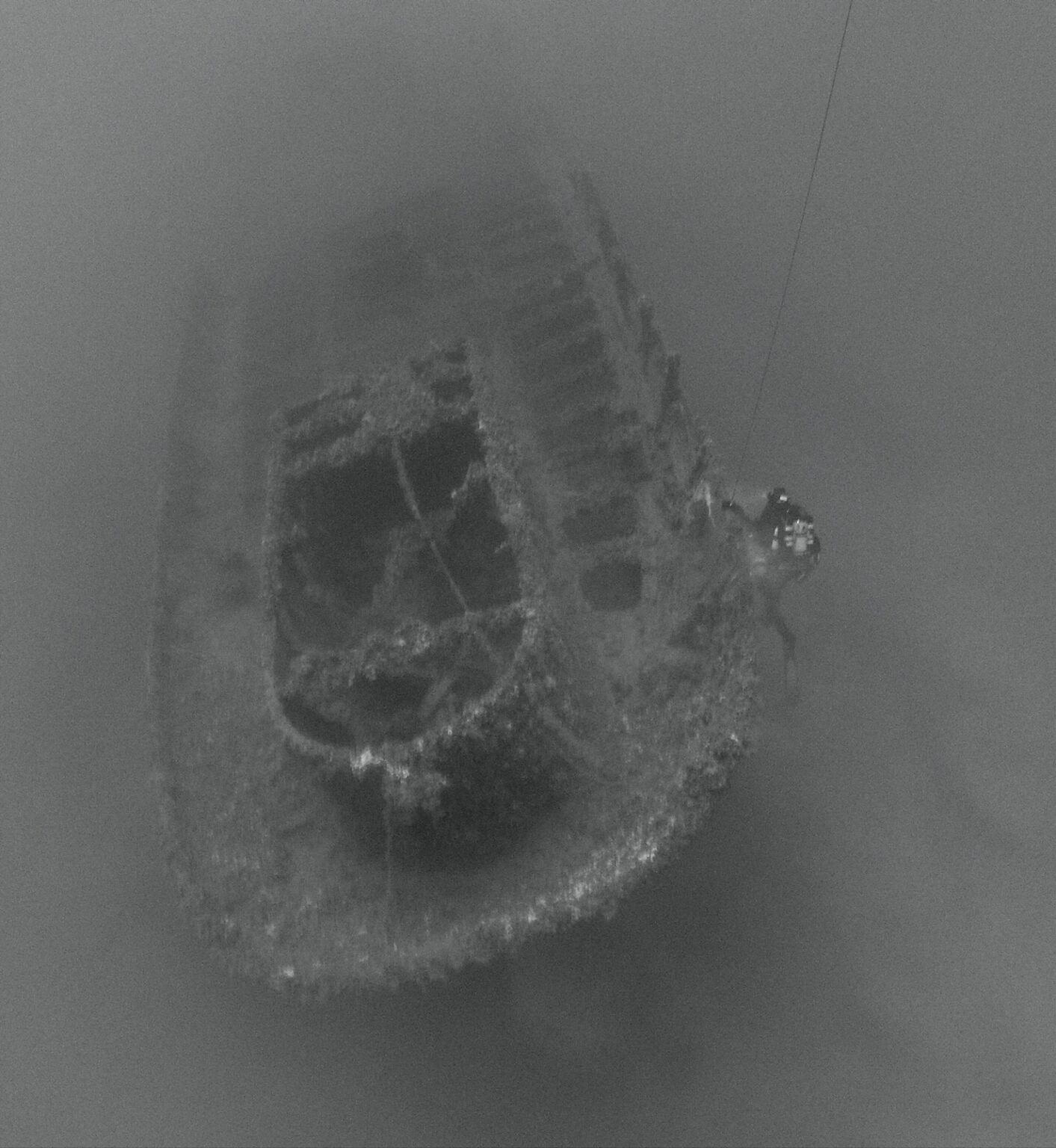 Relitto della nave Melo, visione d’insieme